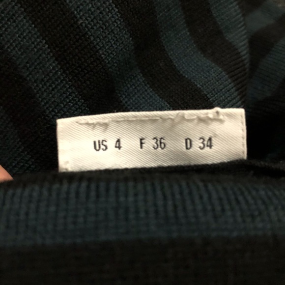 AKRIS Punto Illusion Striped Sweater Dress